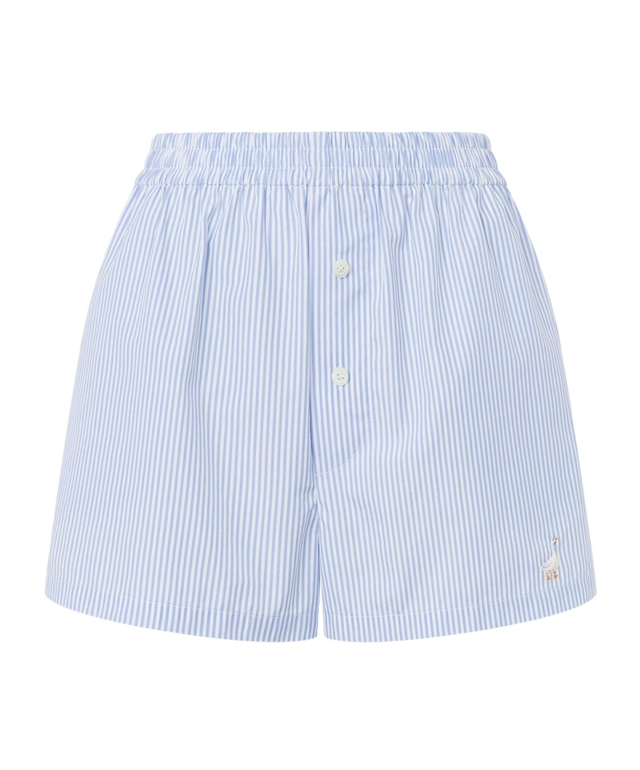 Moschino Striped Shorts In Blue