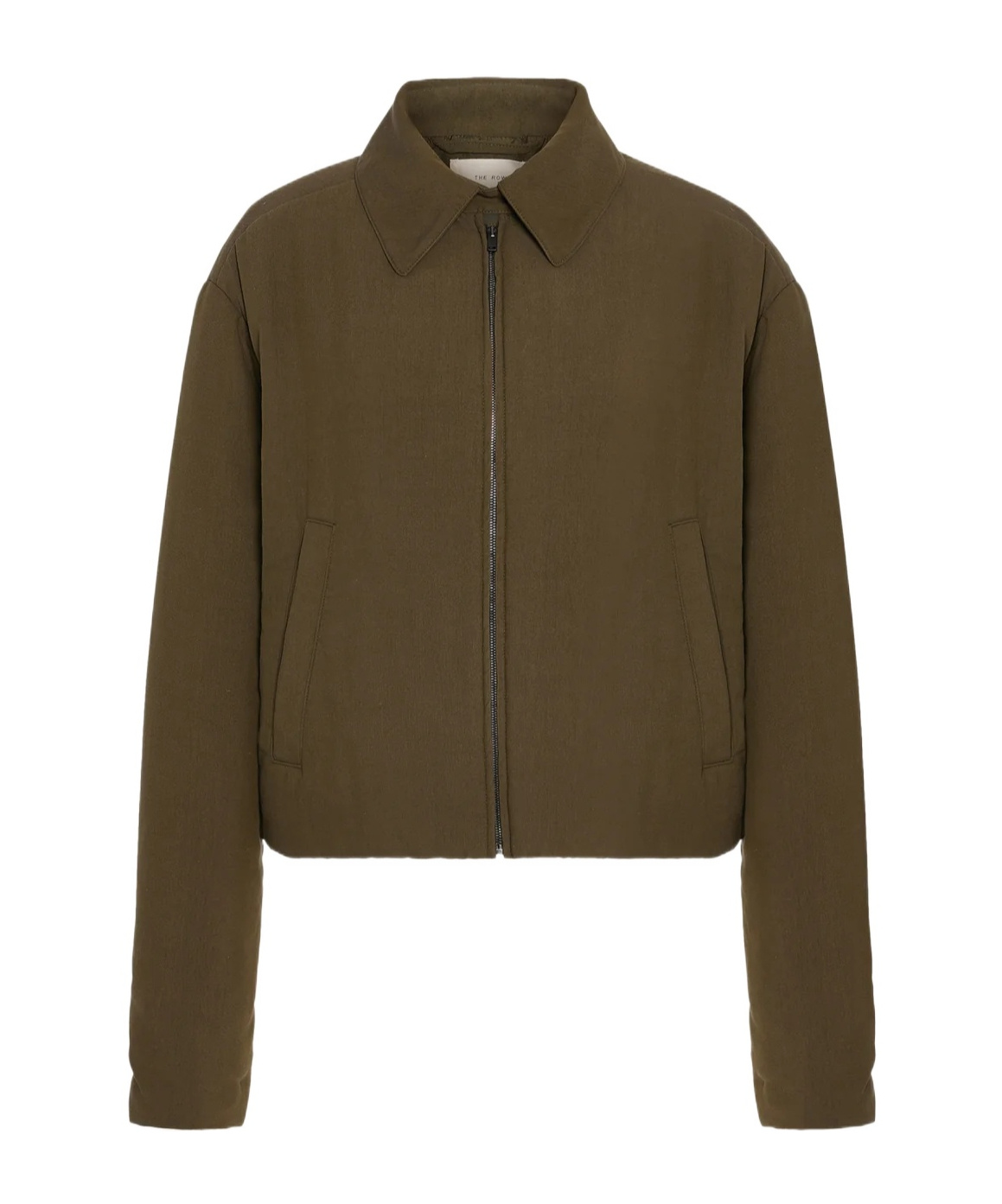 The Row Nerys Jacket In Viscose And Silk In Brown