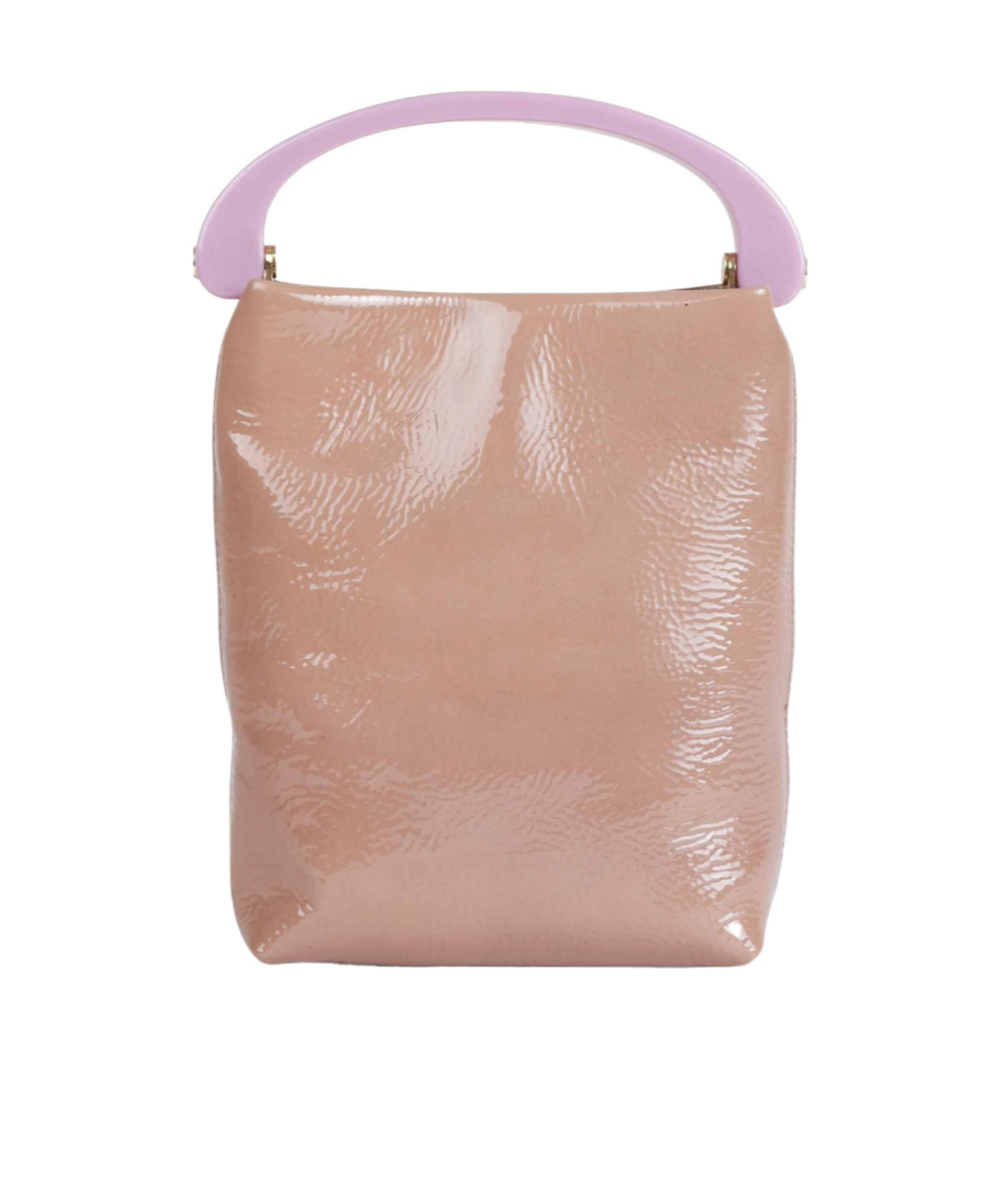 Dries Van Noten Mini Handle Shoulder Bag In Nude