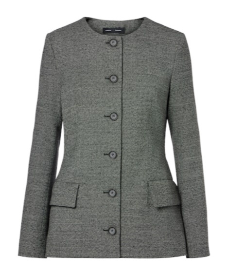 Proenza Schouler Annemarie Wool Jacket In Gray