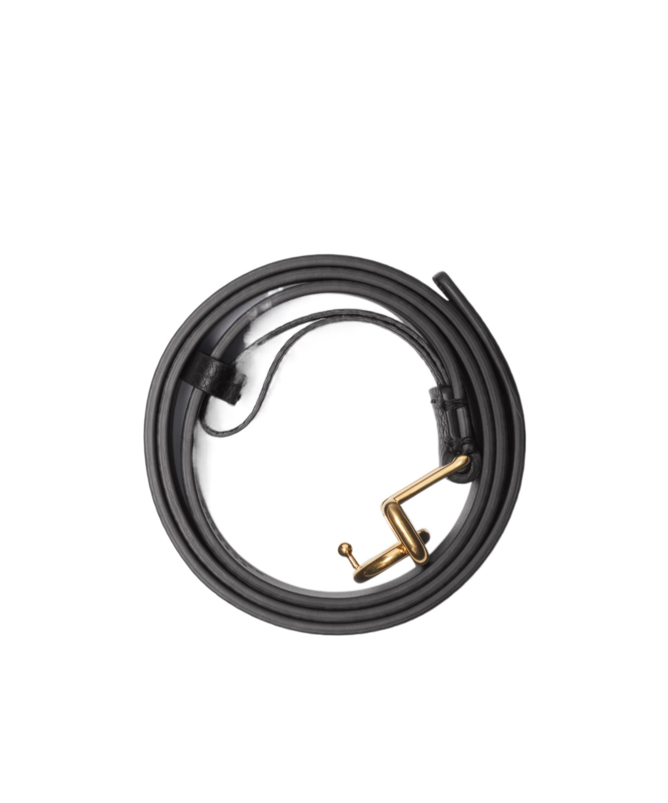 Shop Burberry Rocking Horse Leather Belt In Black
