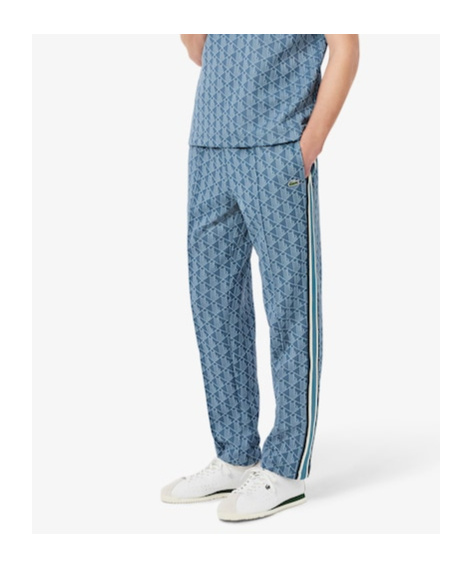 Lacoste Drawstring Sweatpants In Blue