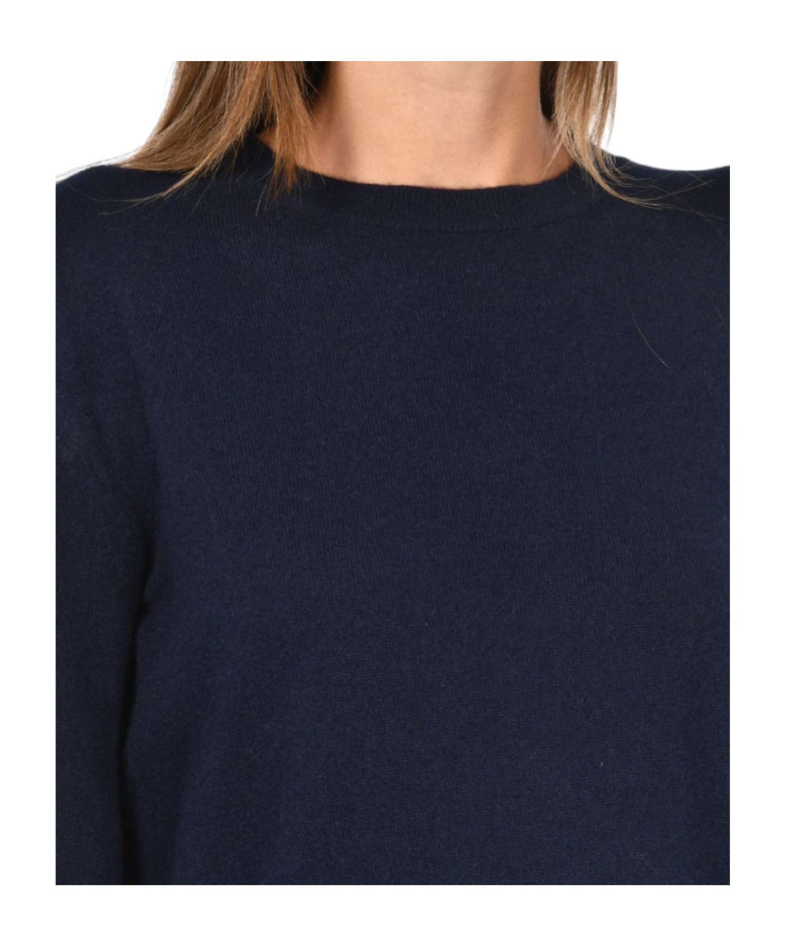 Gran Sasso Side-slit Sweater In Blue
