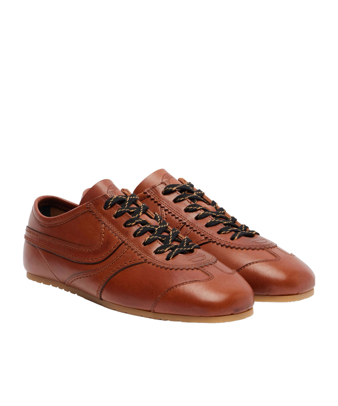 Dries Van Noten Lace-up Sneakers In Brown