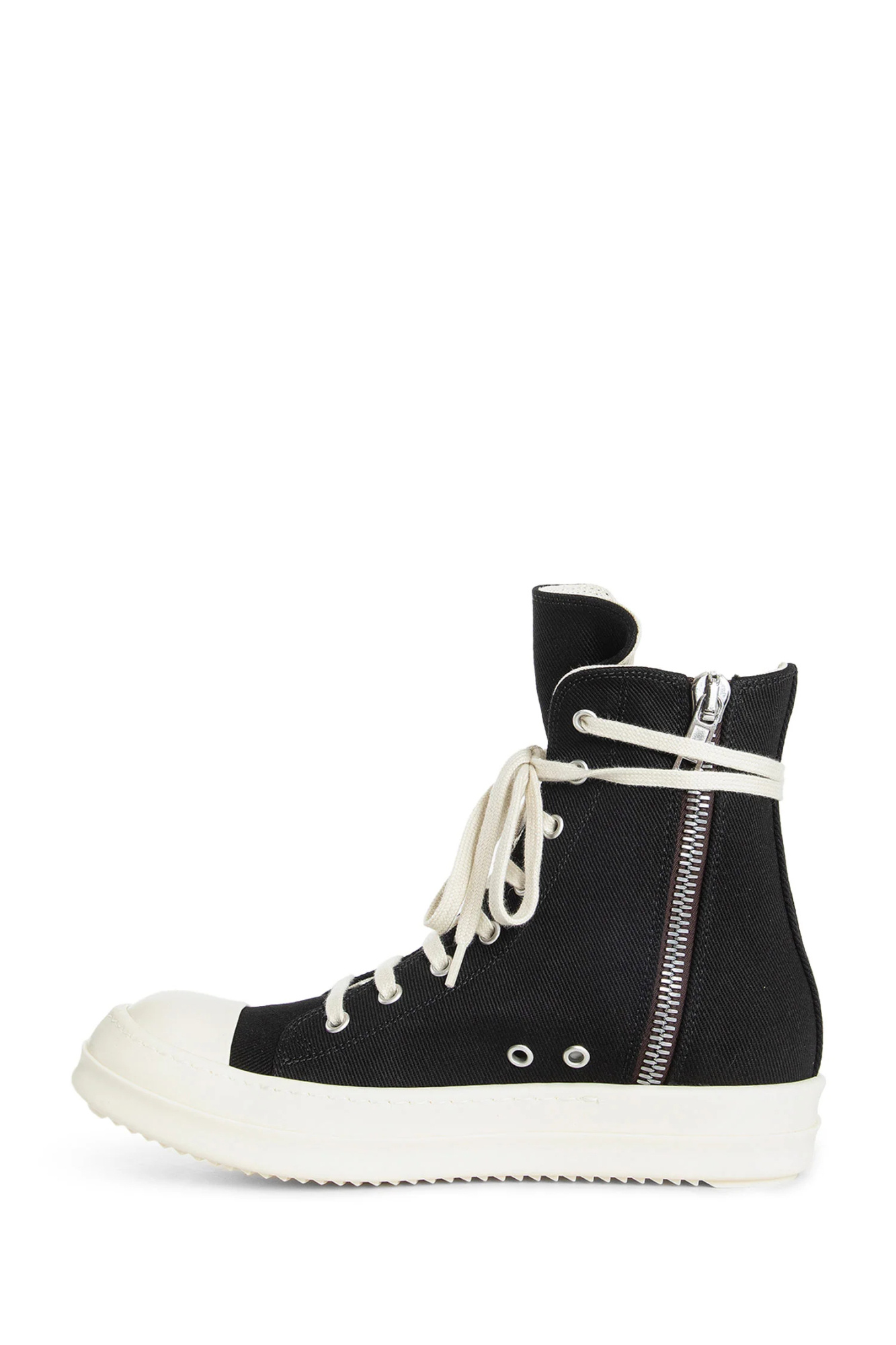 Rick Owens Drkshdw Logo-embroidered High-top Sneakers In Multi
