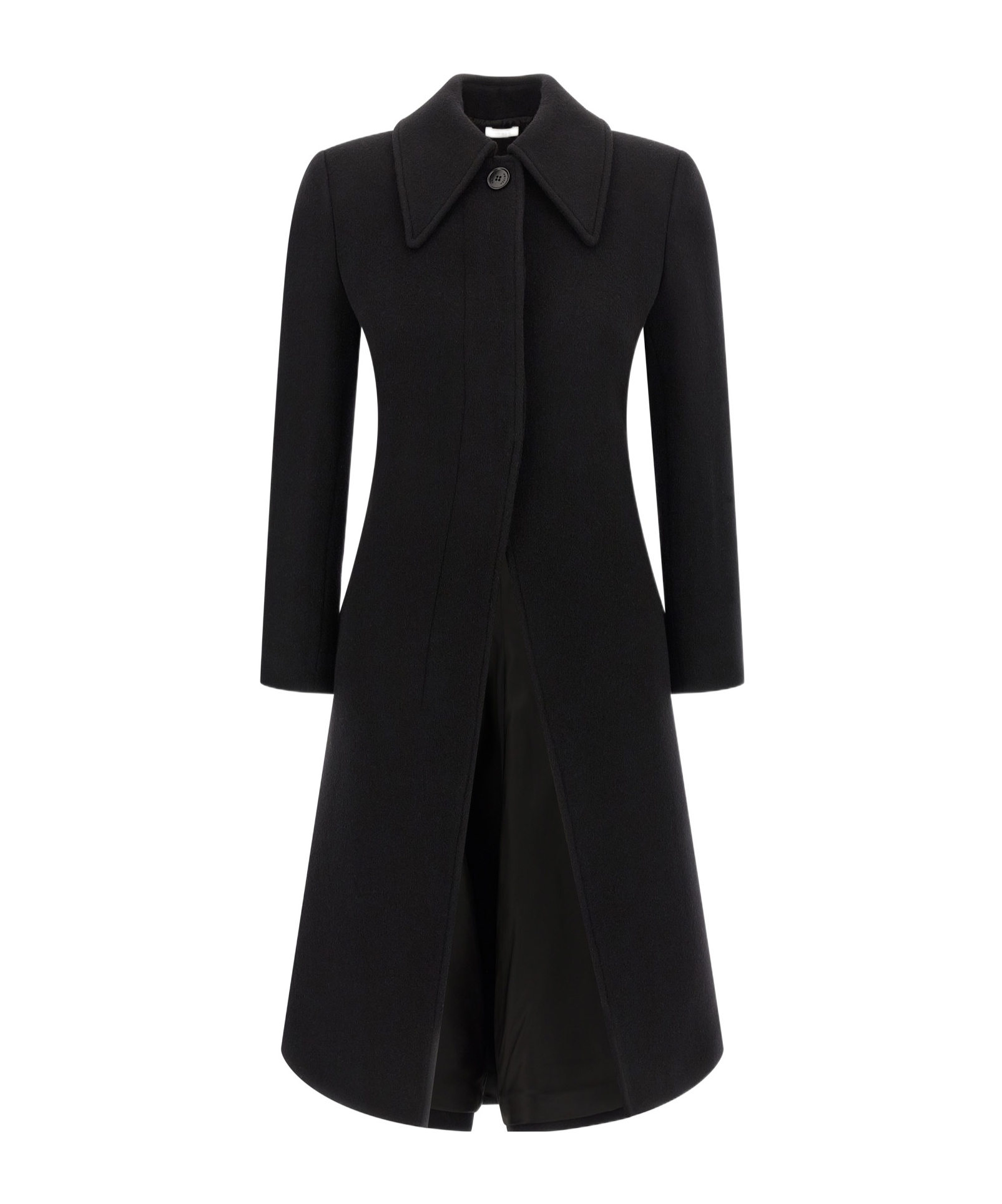 Alexander Mcqueen Wool And Cashmere Coat In Black