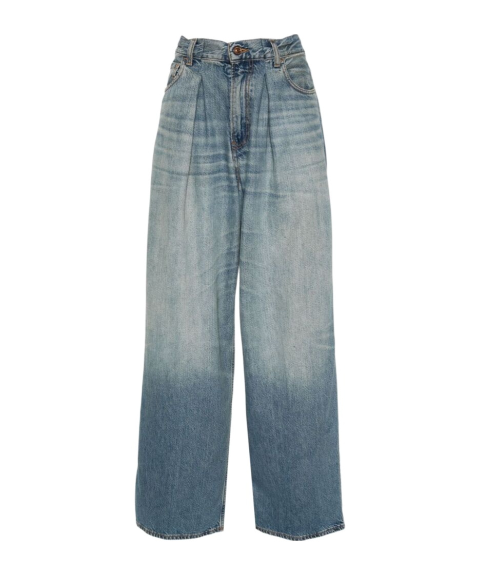 Haikure Candy High-rise Wide-leg Jeans In Gray