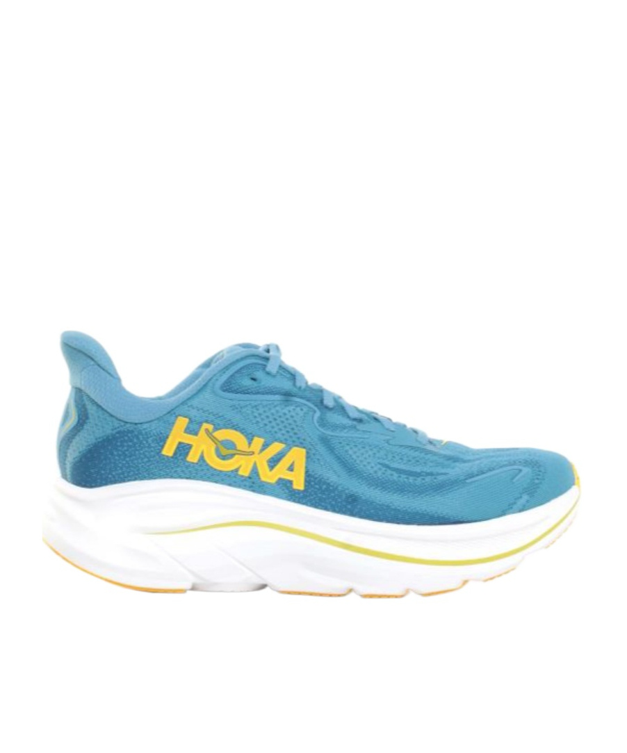 Hoka Clifton 10 Logo-print Sneakers In Blue