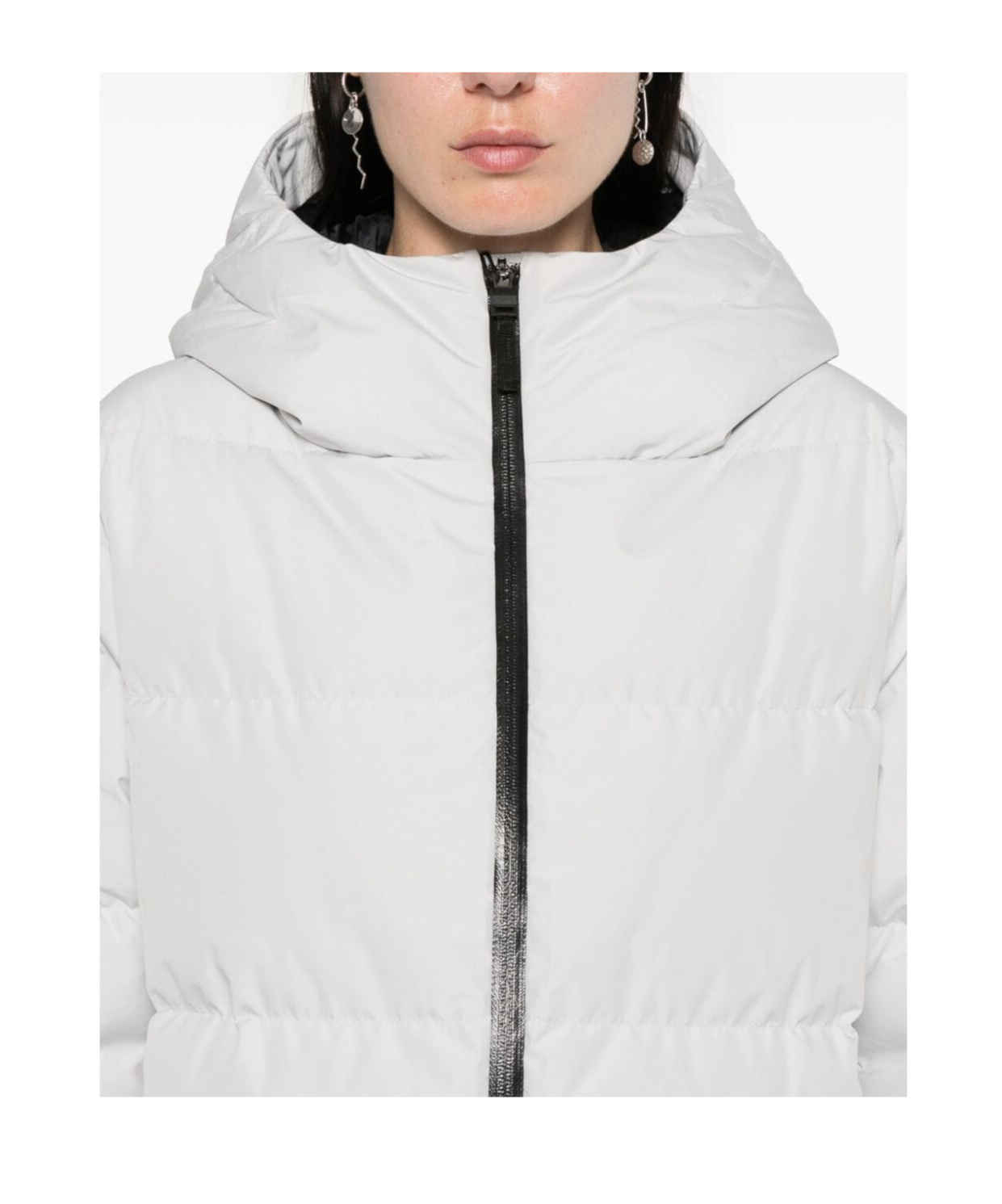 Herno Fendi Printed Stretch Nylon Reversible Swimsuit In White