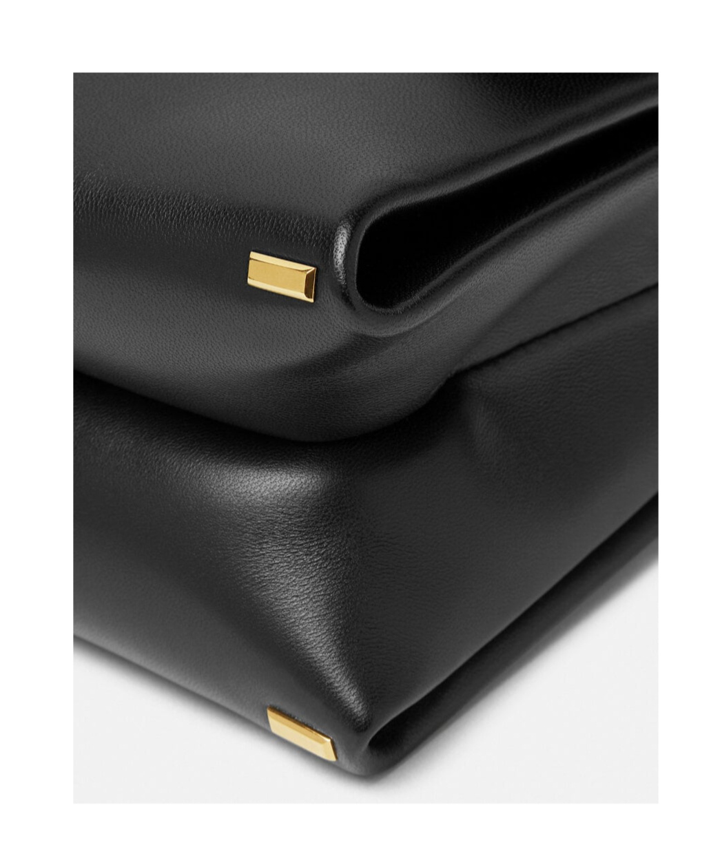 Versace Kleio Flap Leather Chain Shoulder Bag In Black