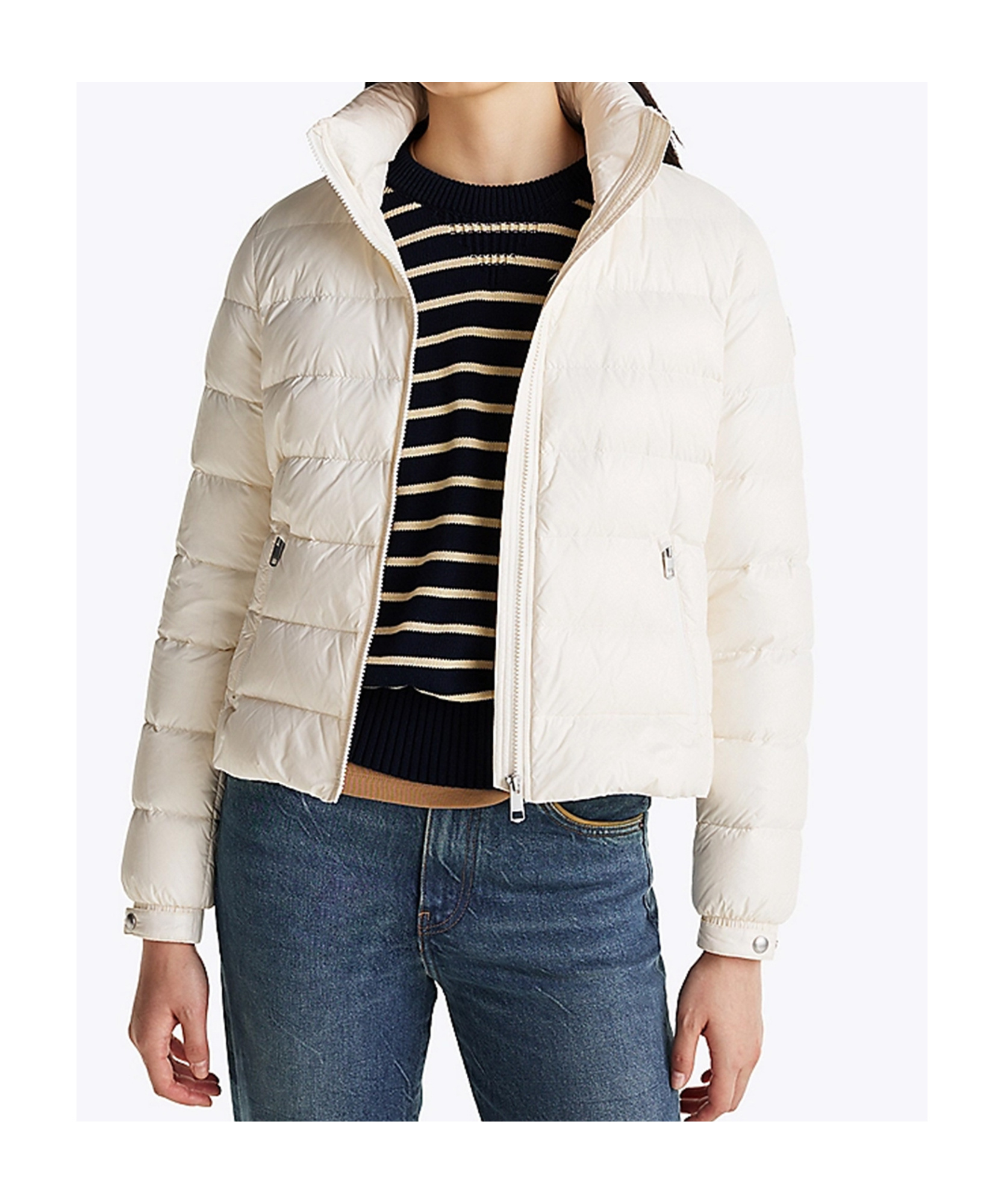 Tommy Hilfiger Lightweight Puffer Jacket In White