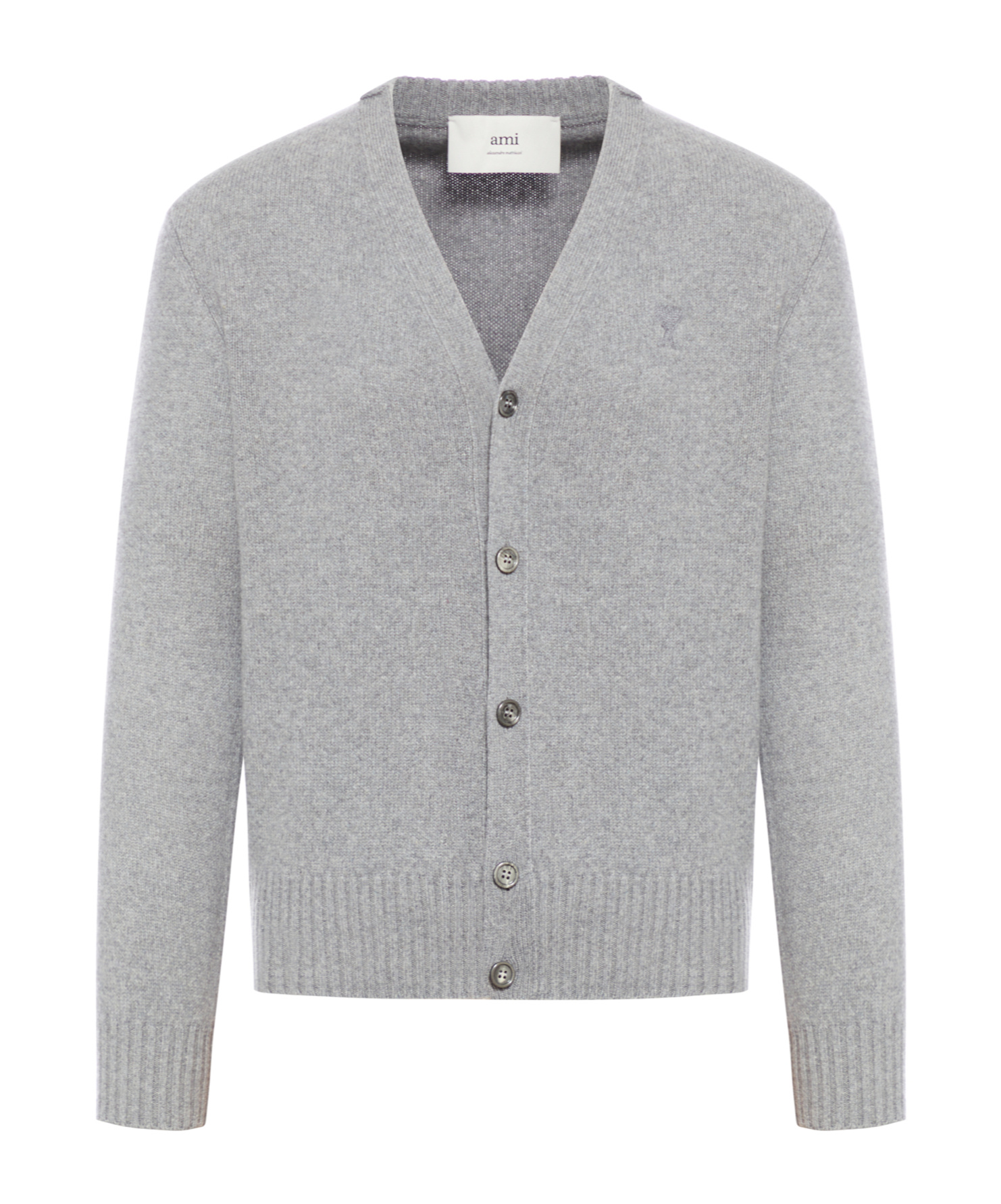 Ami Alexandre Mattiussi Ami Paris Sweater In Gray