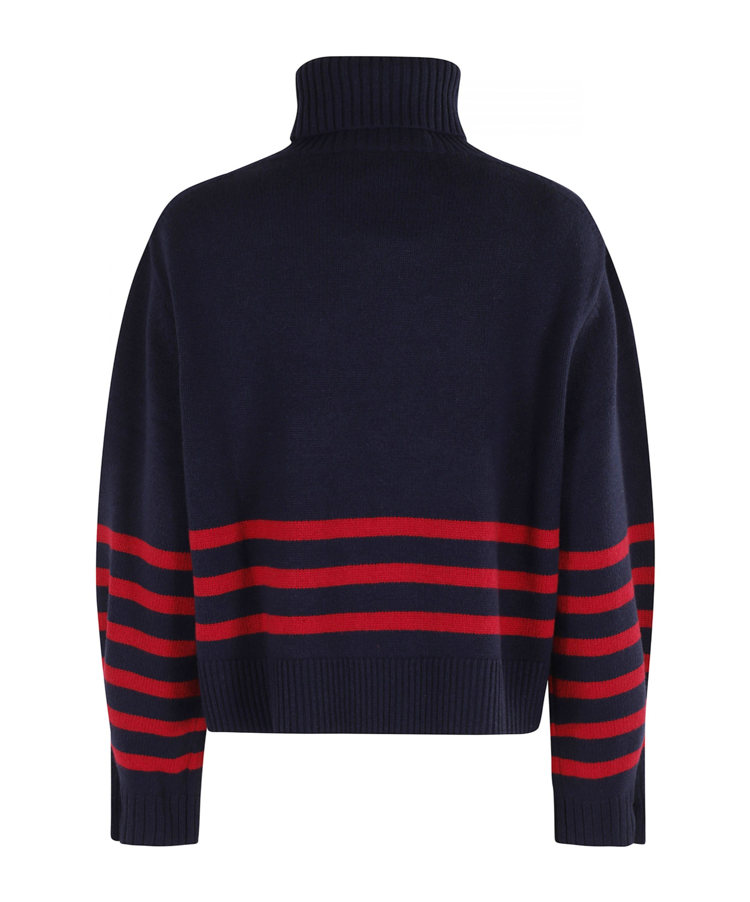 Semicouture Turtleneck Long Sleeve Sweater In Black