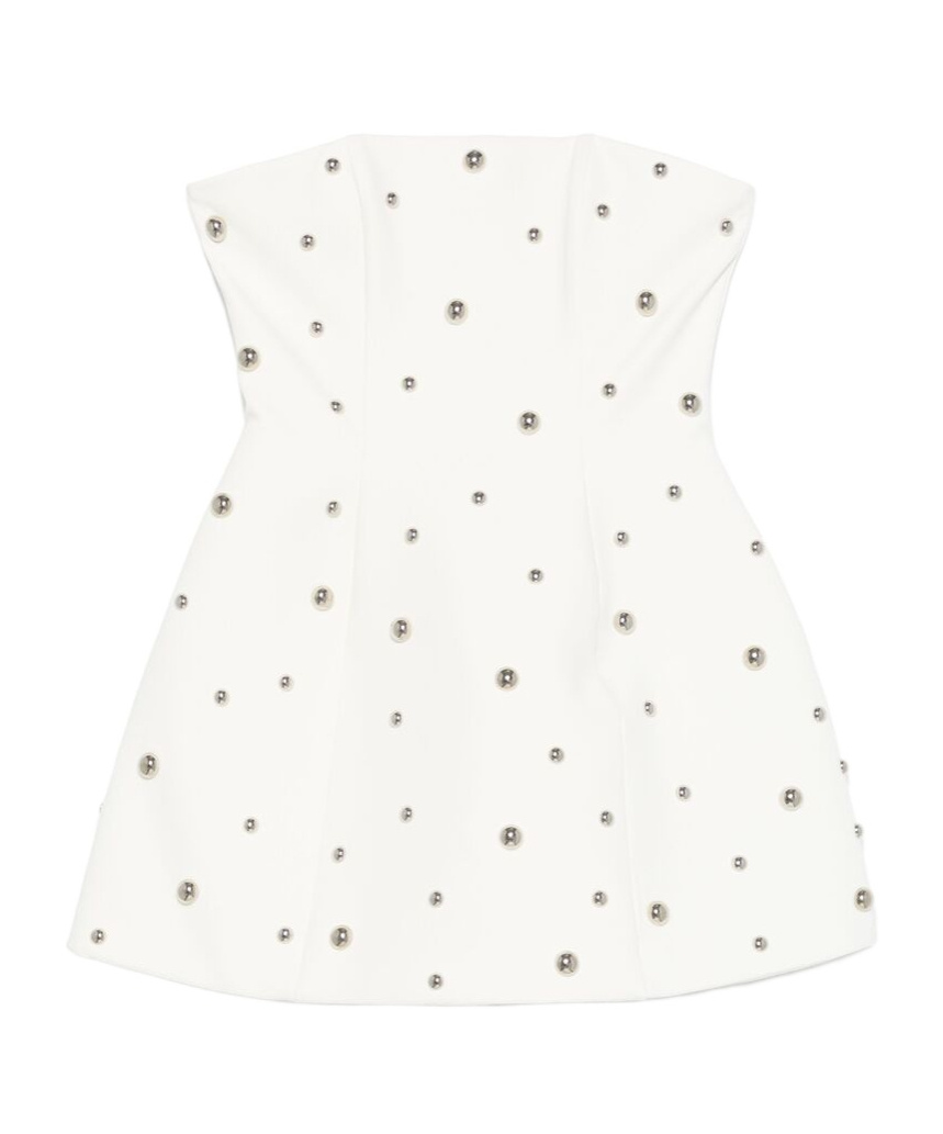 Giuseppe Di Morabito Stud-embellished Mini Dress In White
