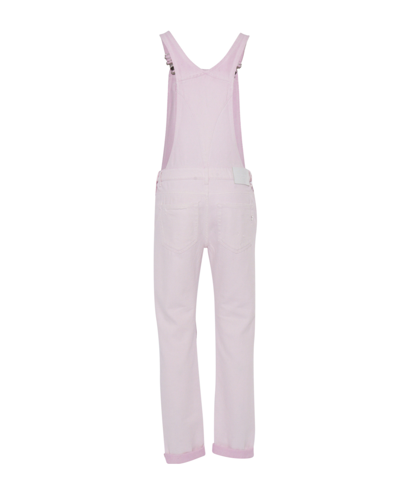 Dondup Five-pocket Denim Overalls In Pink