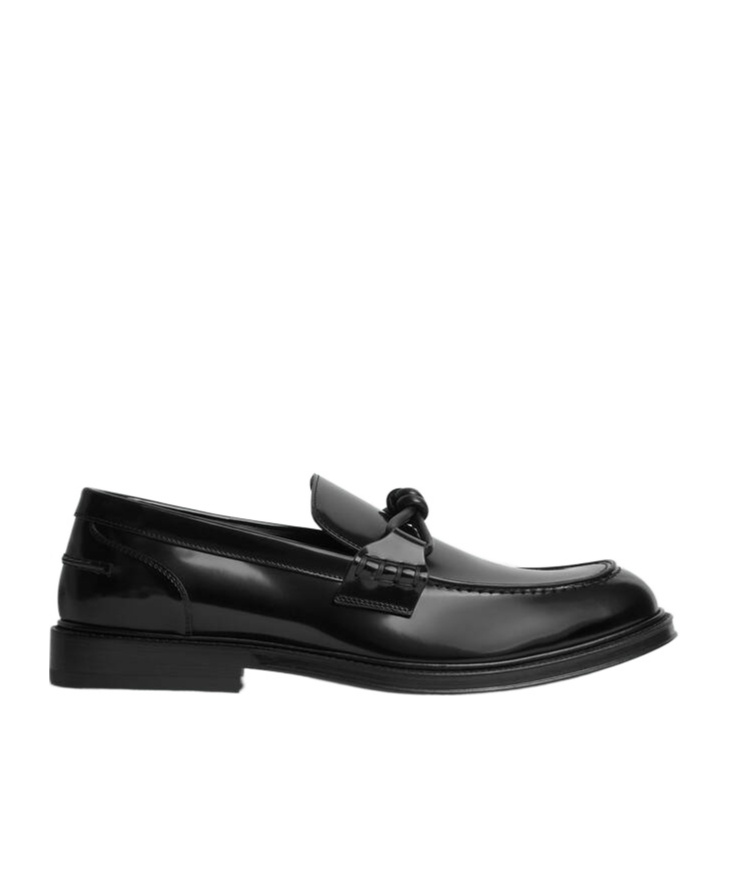 Shop Bottega Veneta Astaire Loafer In Black