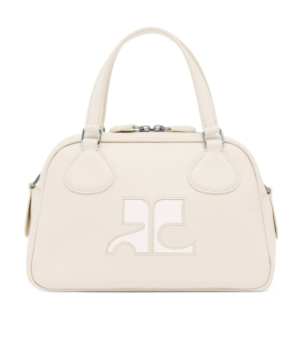 Courrèges Reedition Bowling Bag In White