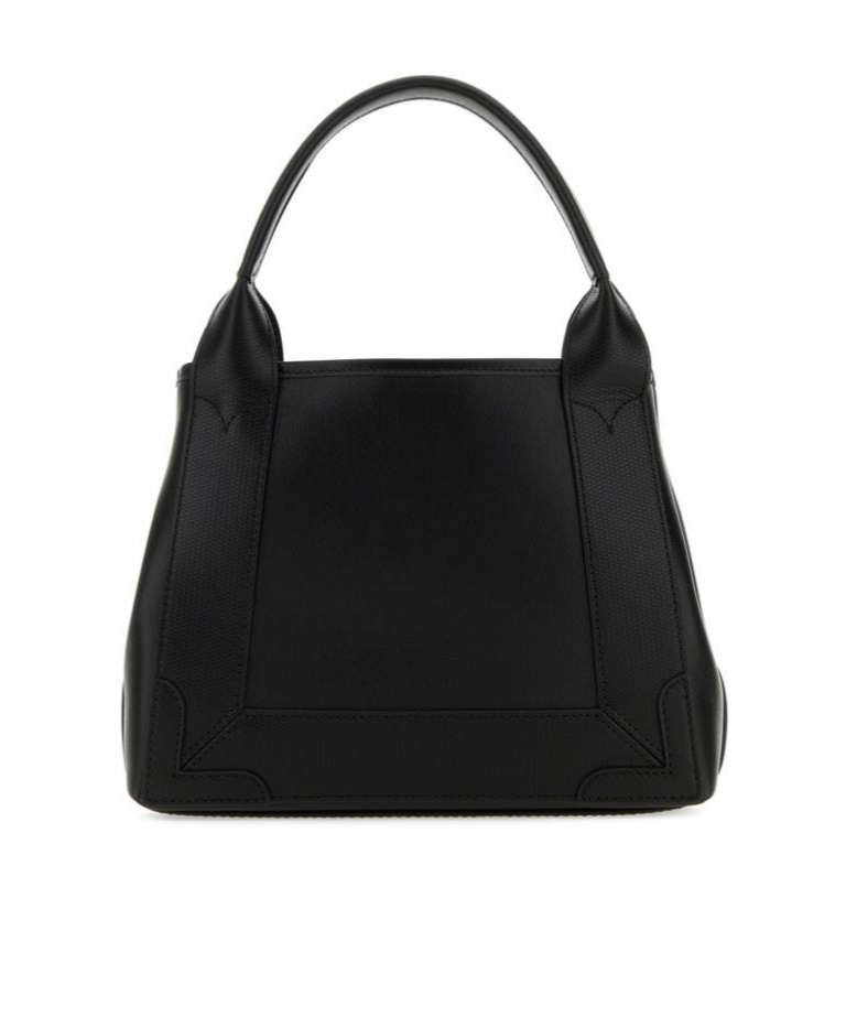 BALENCIAGA DEBOSSED-LOGO LEATHER TOTE BAG