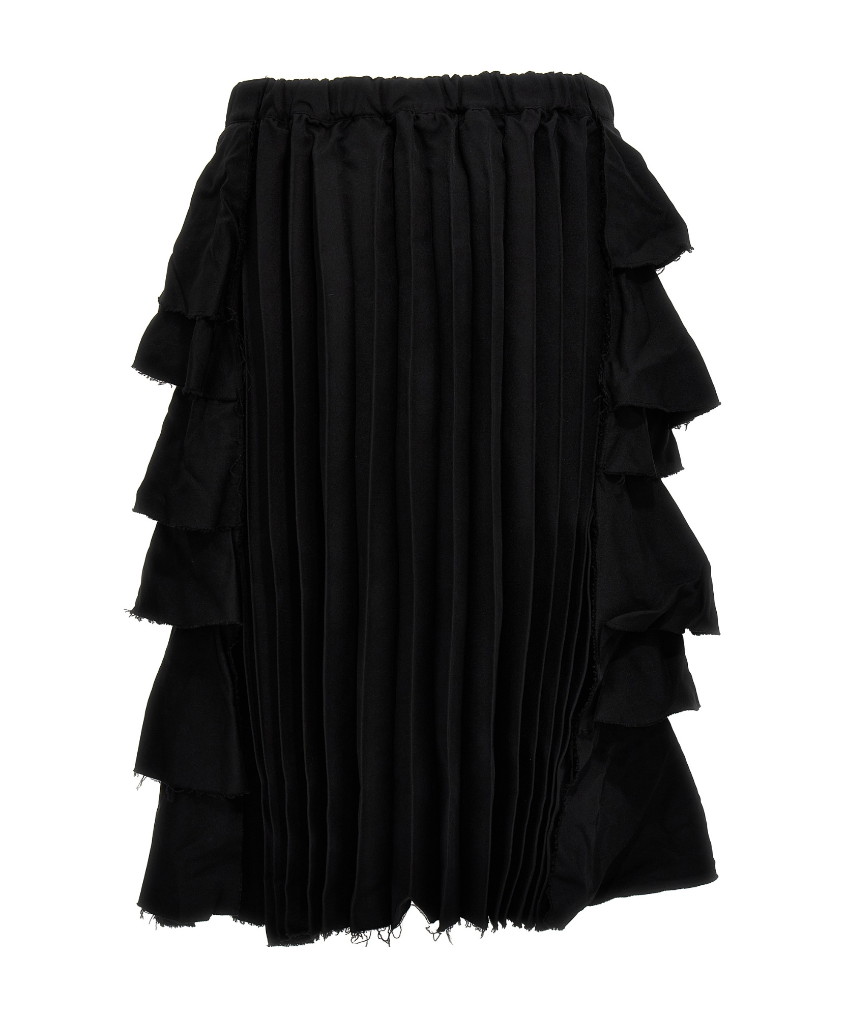 COMME DES GARÇONS RUFFLED MIDI SKIRT 