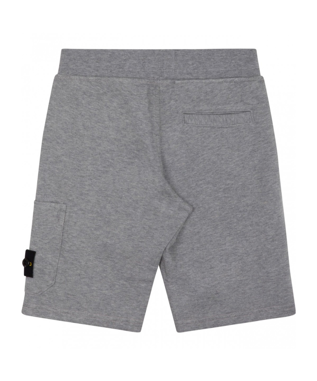 Stone Island Elastic Waistband Shorts In Gray