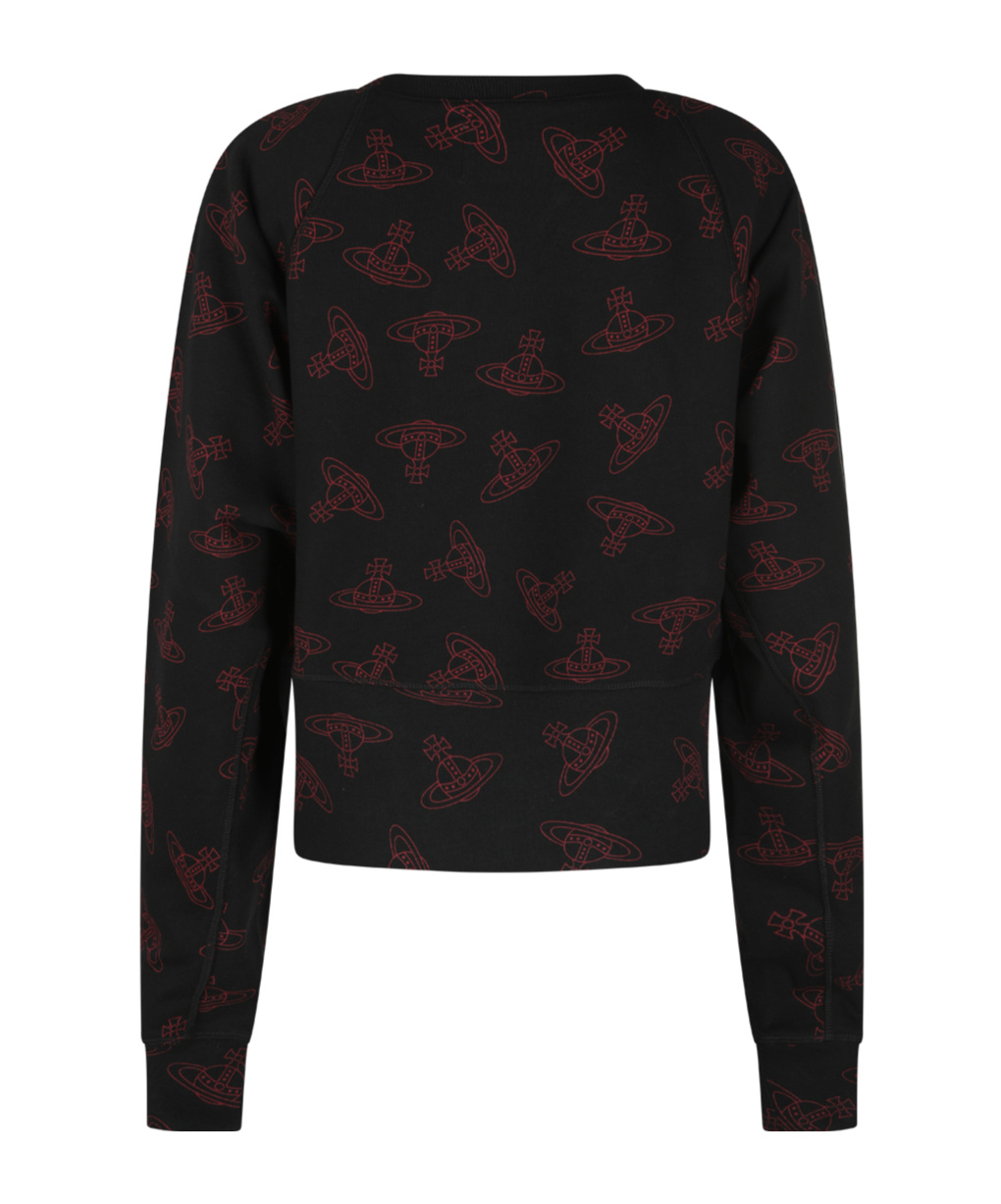 Shop Vivienne Westwood Orb-print Sweatshirt In Black