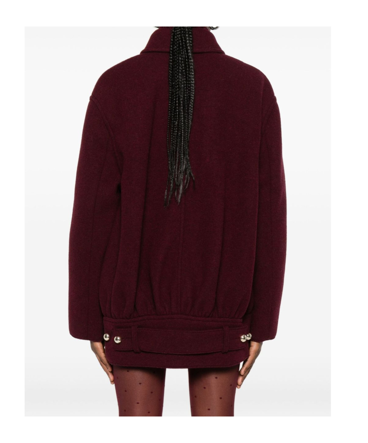 N°21 N21 Double-breasted Coat In Purple