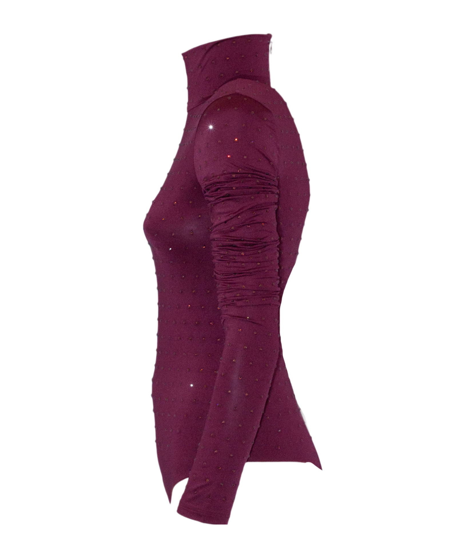 The Andamane Crystal-embellished Bodysuit In Purple