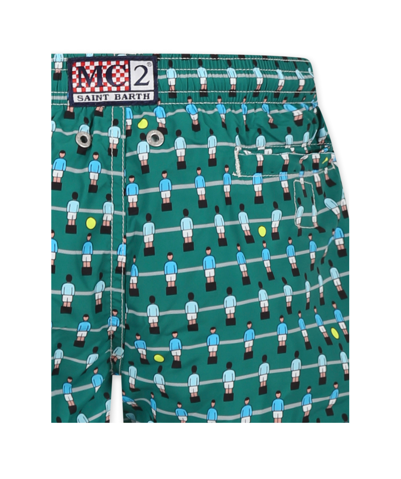 MC2 SAINT BARTH ELASTIC WAIST SWIMMING TRUNKS