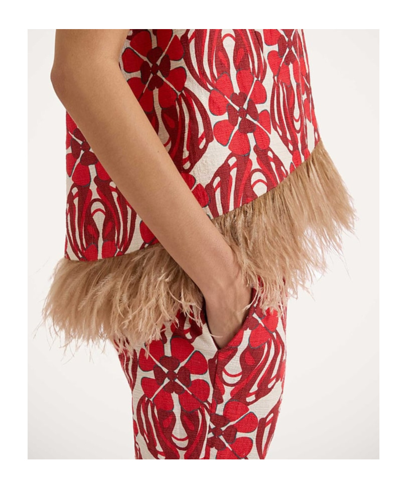 La Doublej 24/7 Pants In Red