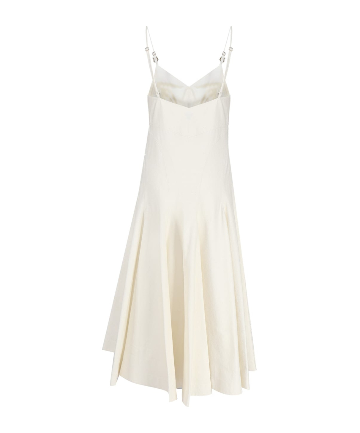 Shop Bottega Veneta Sling Dress In White