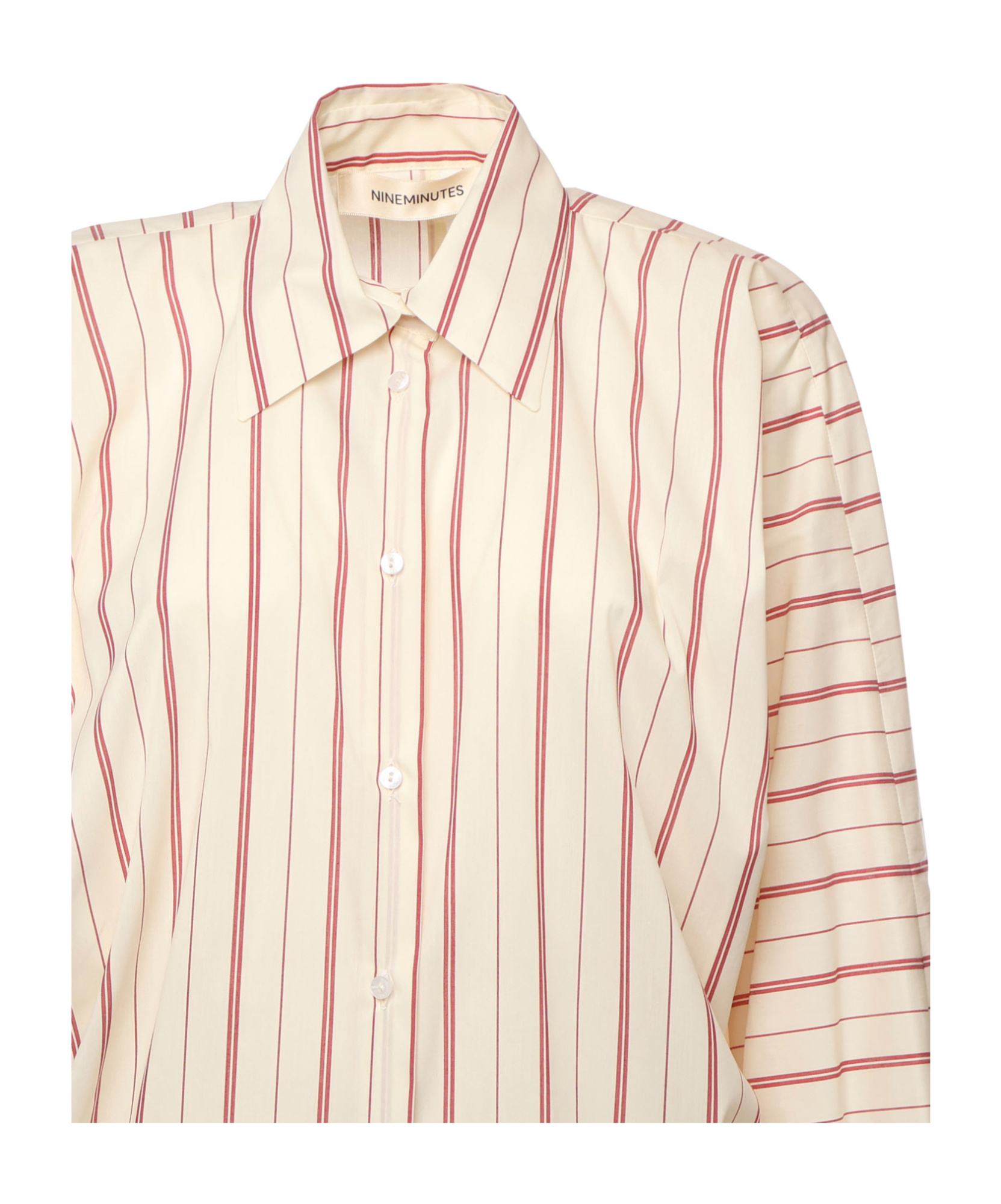 Nine Minutes Long Sleeve Shirt In White