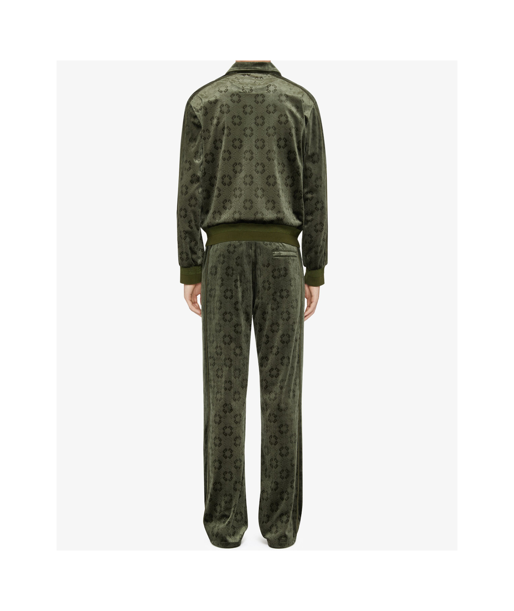 Givenchy Pantalon De Jogging En Velours Monogramme 72 In Black
