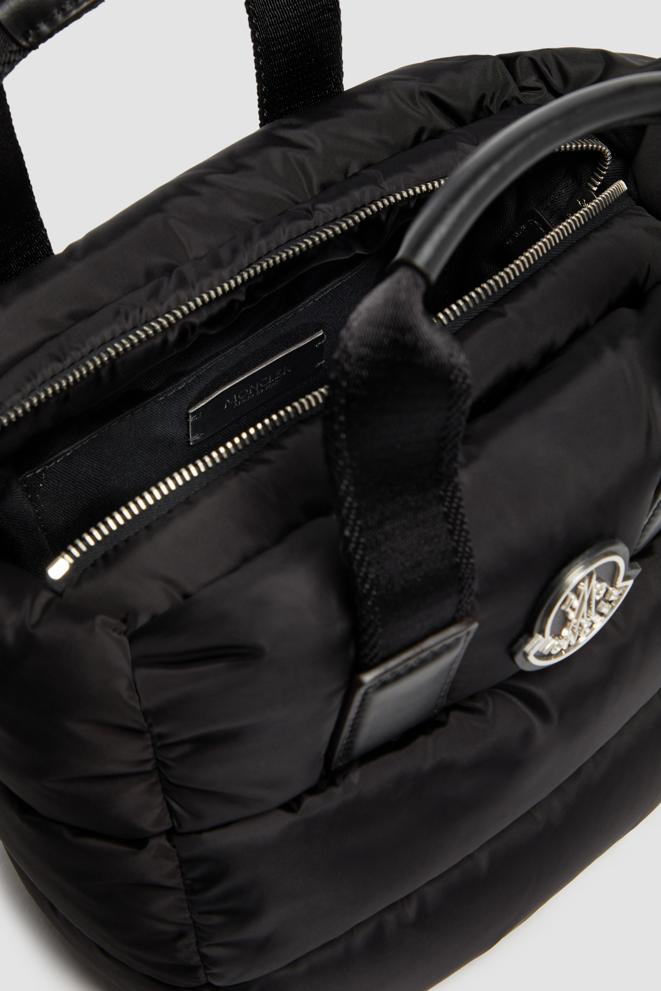 Shop Moncler Caradoc Mini Tote Bag In Black