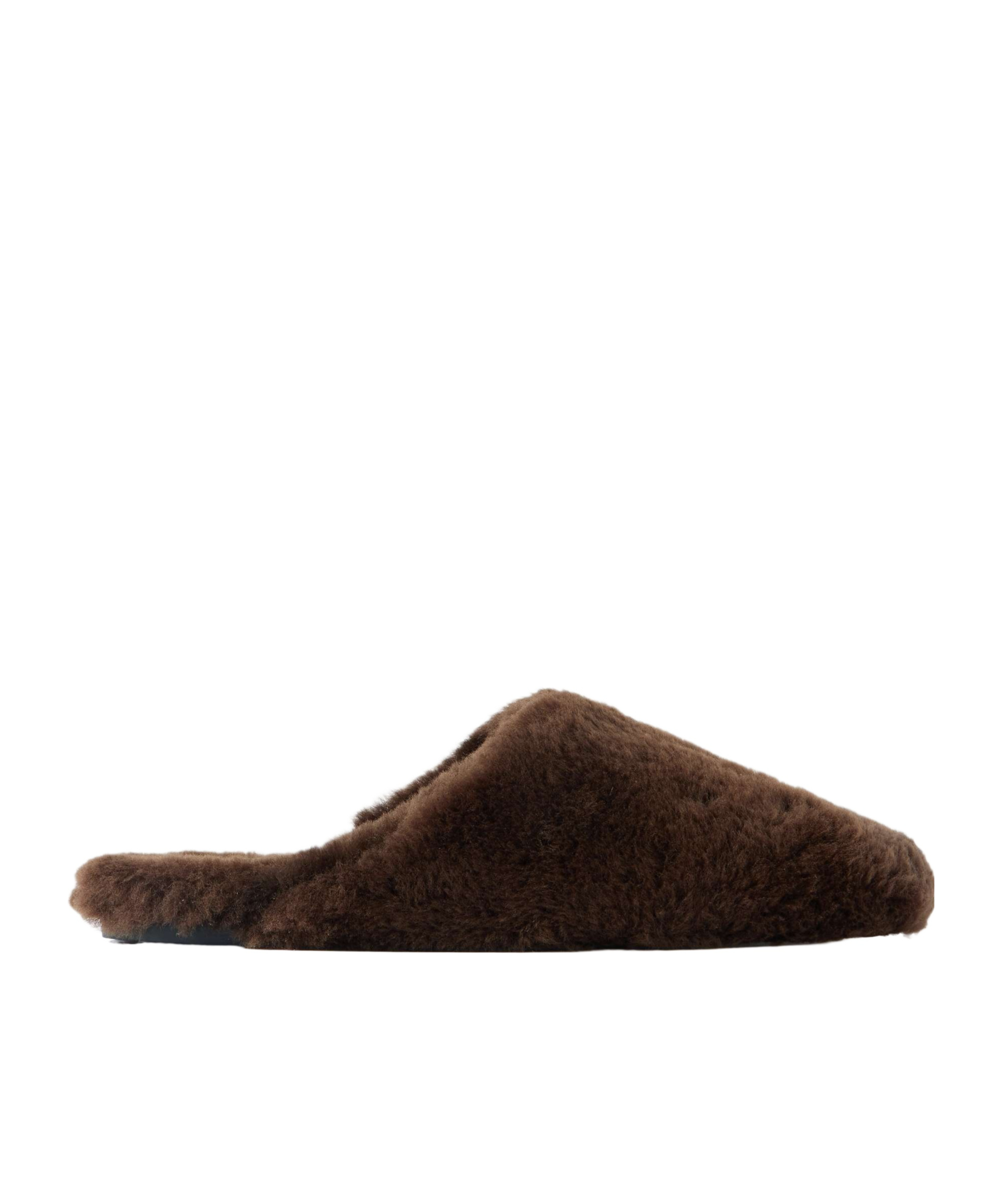 Aeyde Rega Shearling Slip-ons In Black