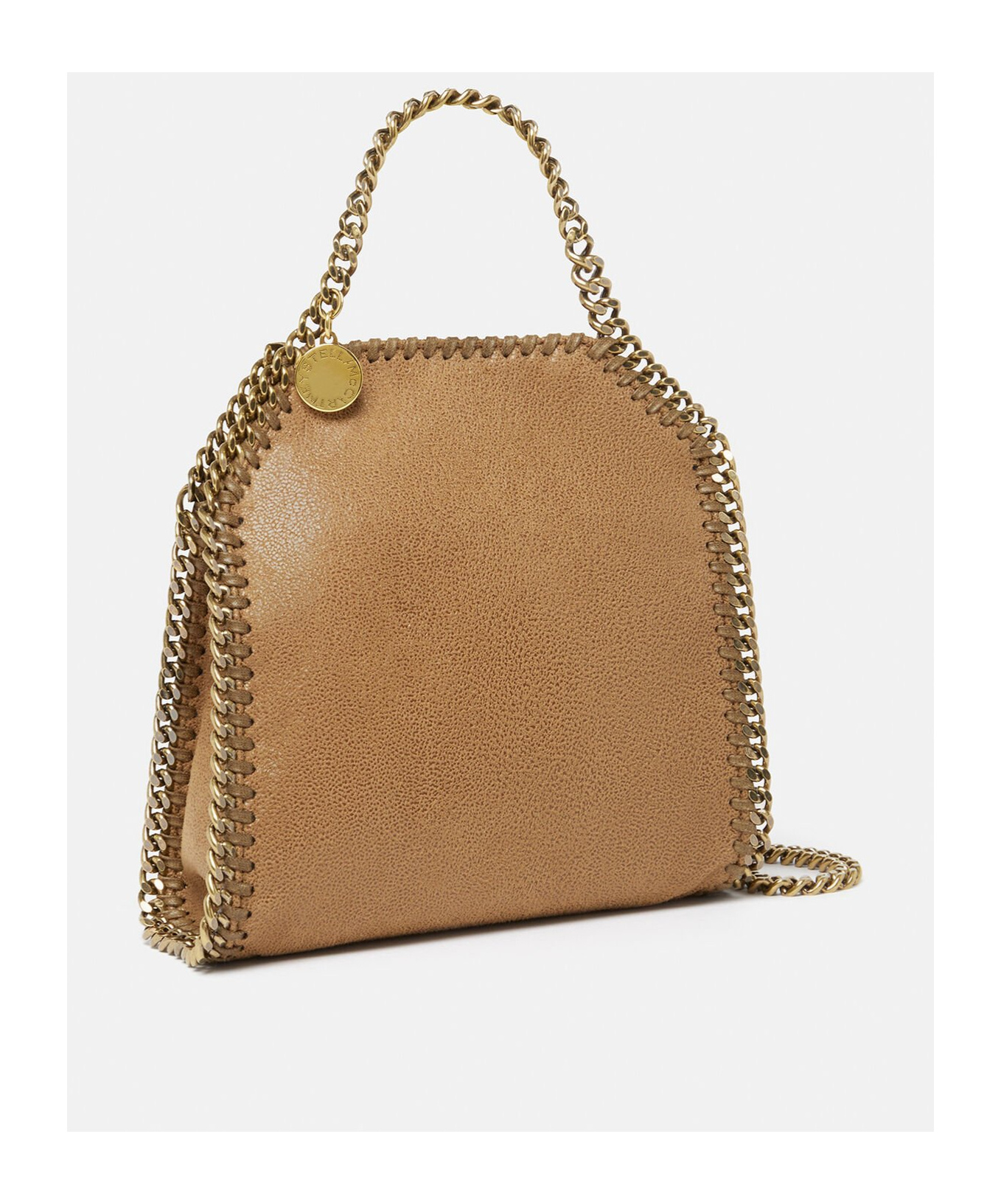 Stella Mccartney Falabella Tiny Mini Bag In Brown