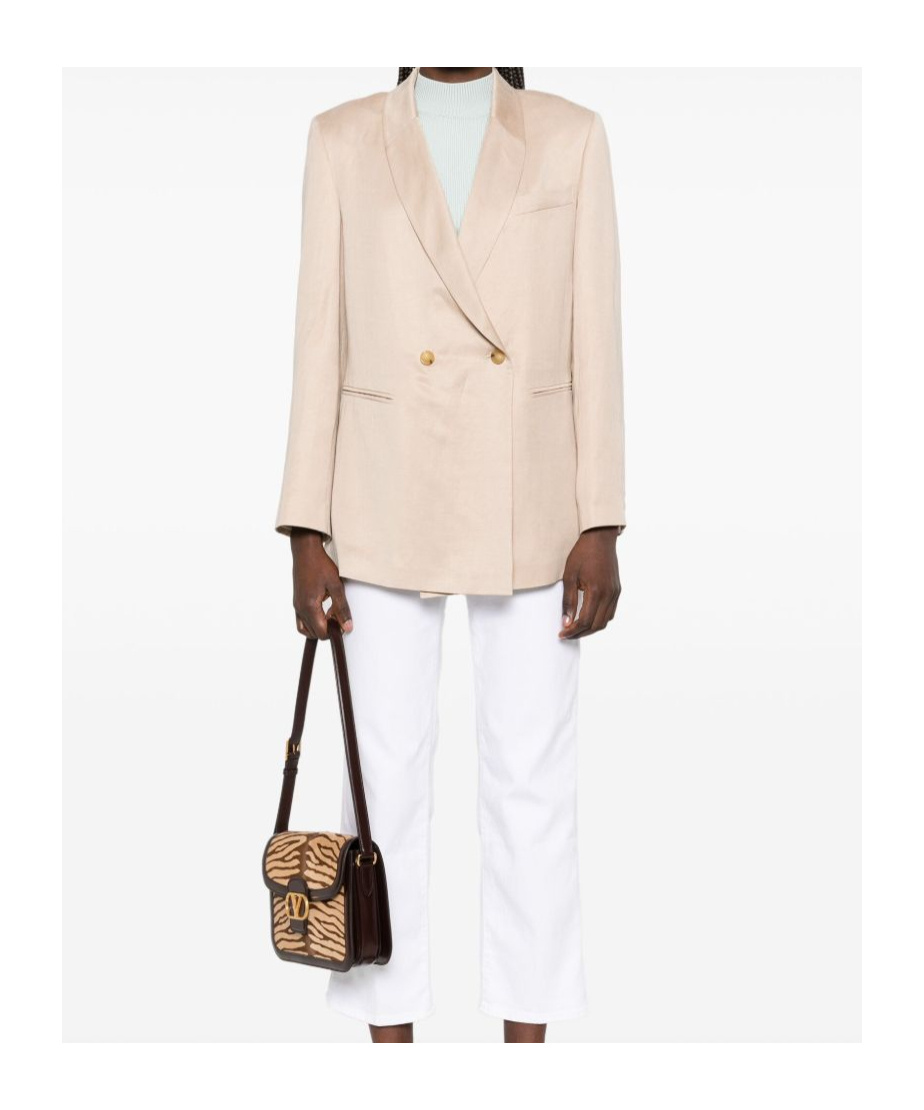 ALYSI LAPEL LONG-SLEEVED SUIT JACKET