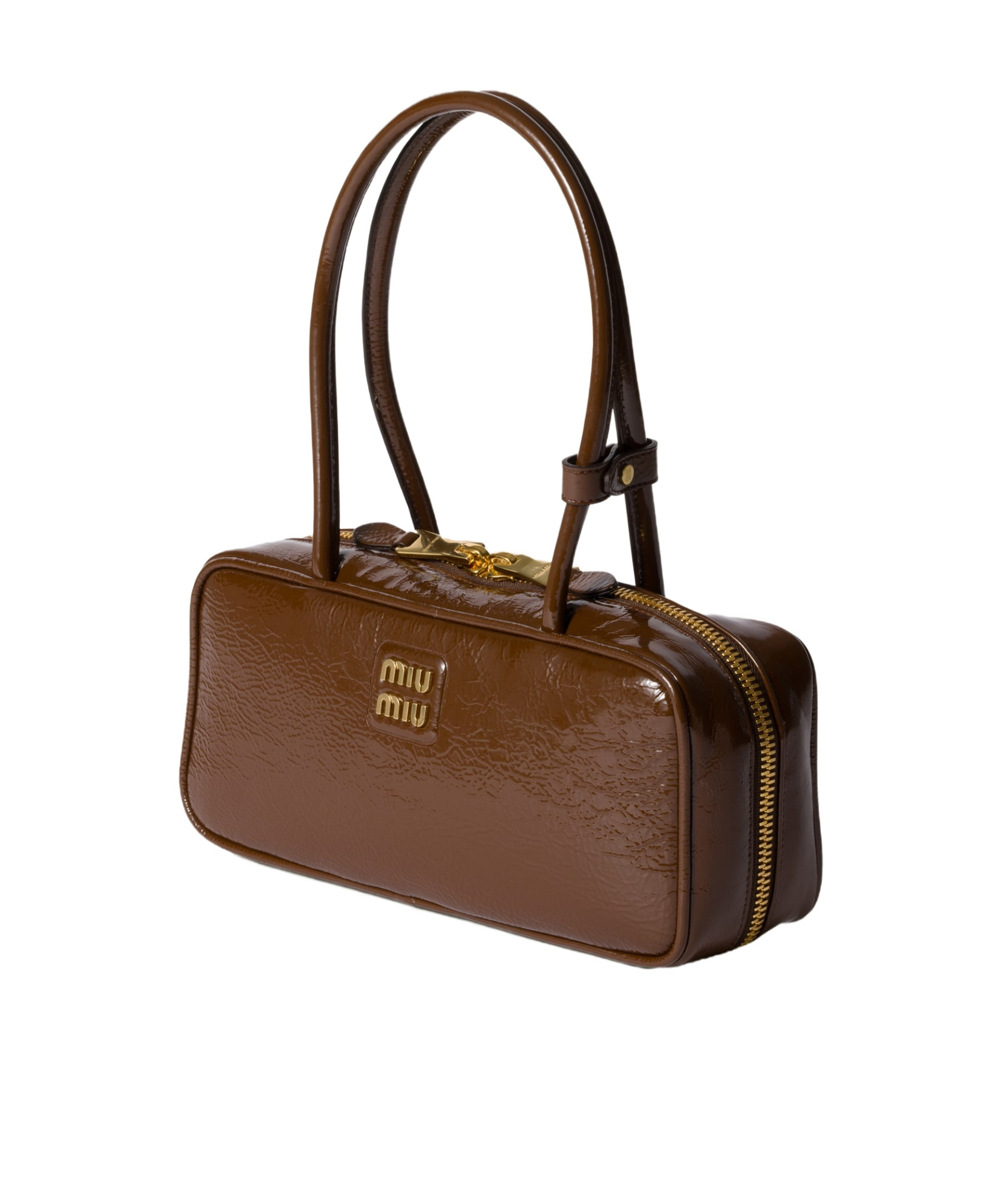 Miu Miu Beau Shoulder Bag In Brown