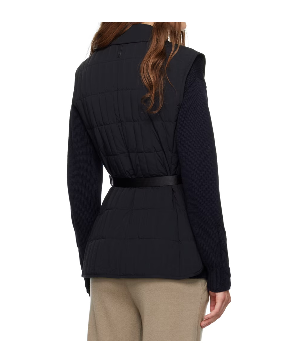 Mackage Helia Vest Down Jacket In Black
