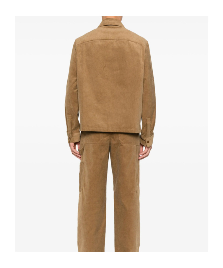 Apc Corduroy Shirt Jacket In Brown