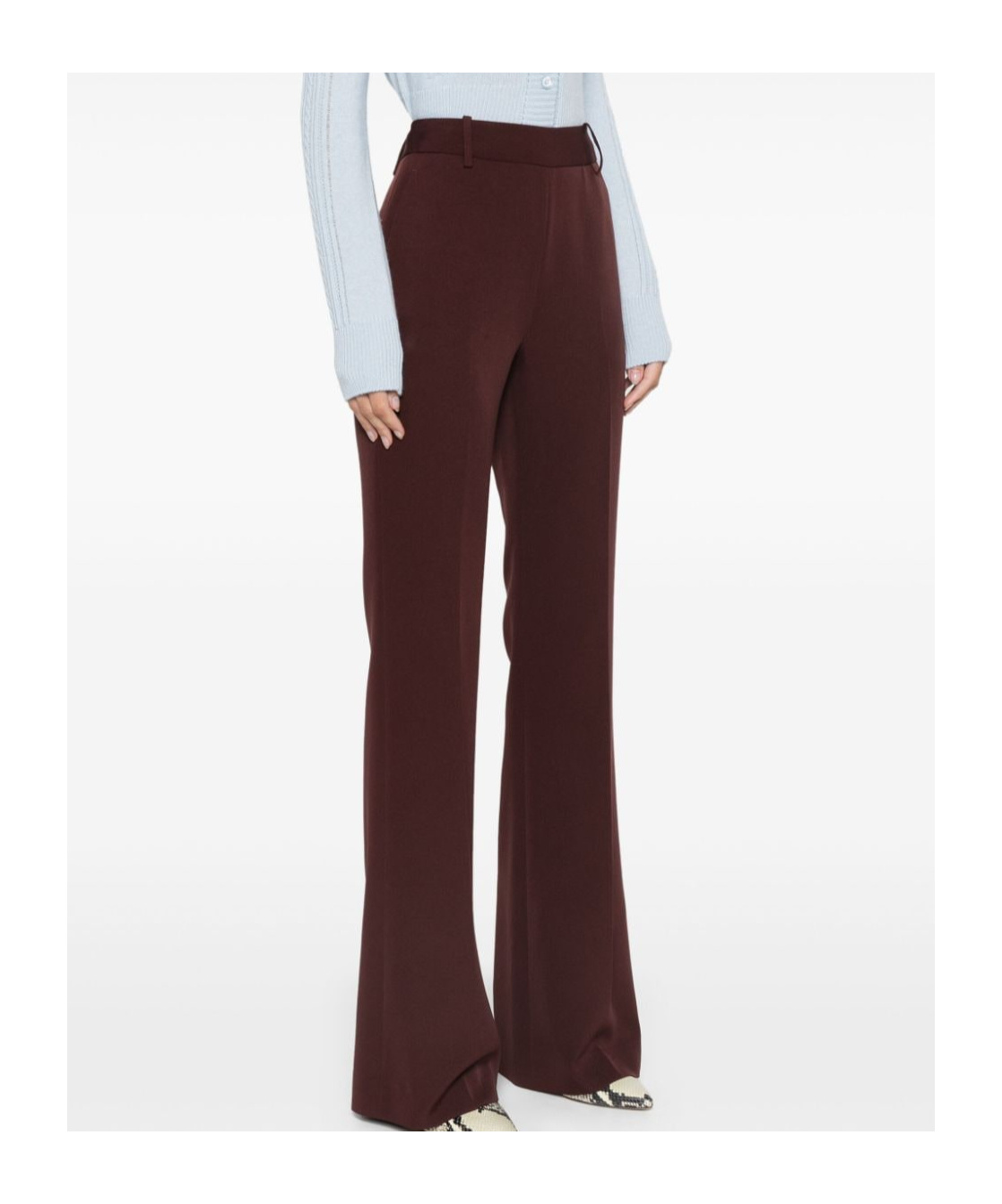 Ermanno Scervino Cady Bootcut Trousers In Black
