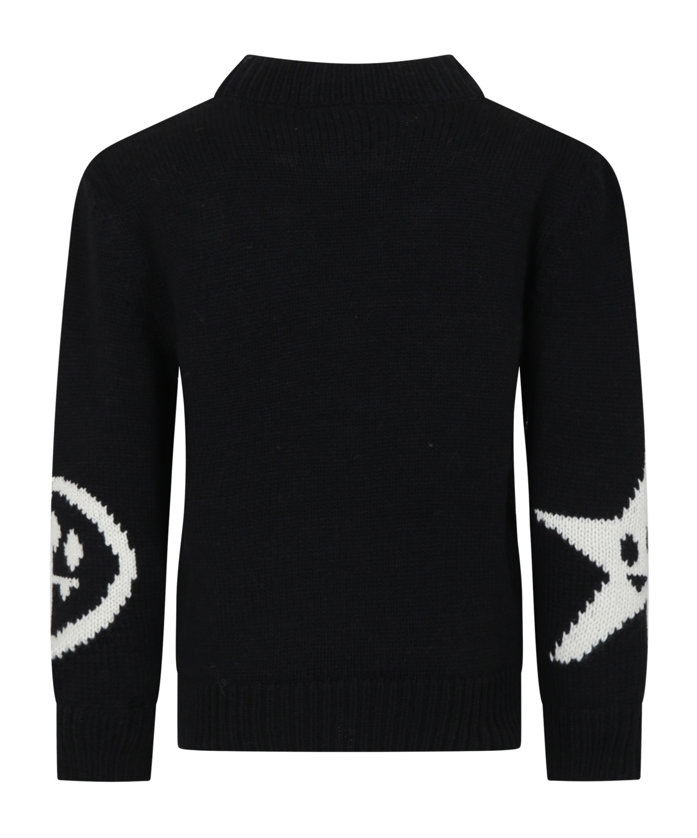 Barrow Stars-intarsiaknit Jumper In Black