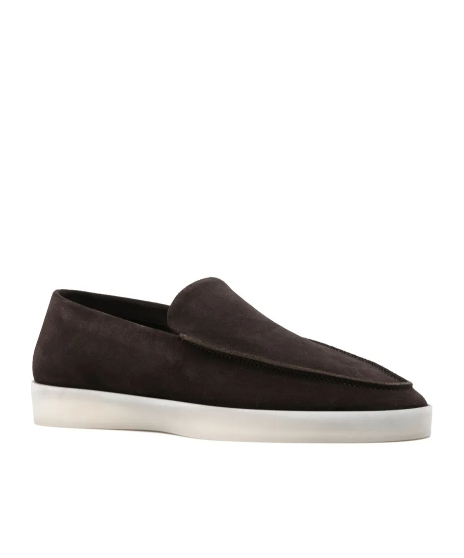 Fear Of God Suede Loafers In Black