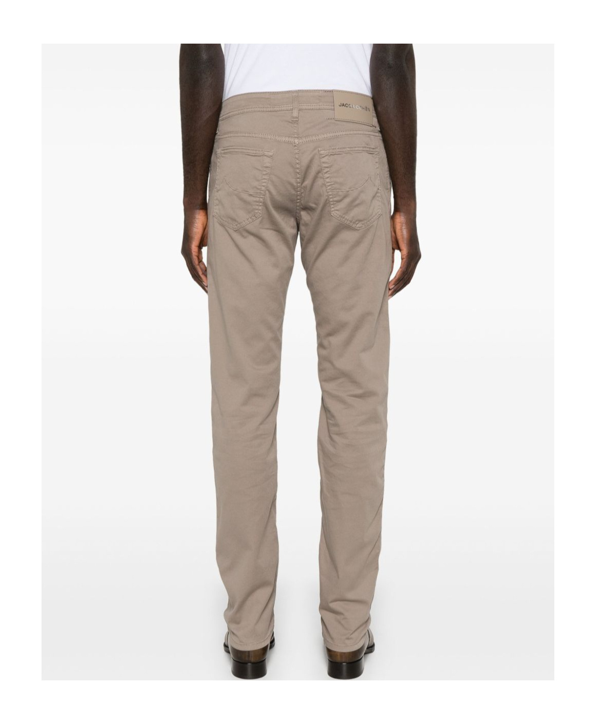 Jacob Cohen Belt-loop Jeans In Nude