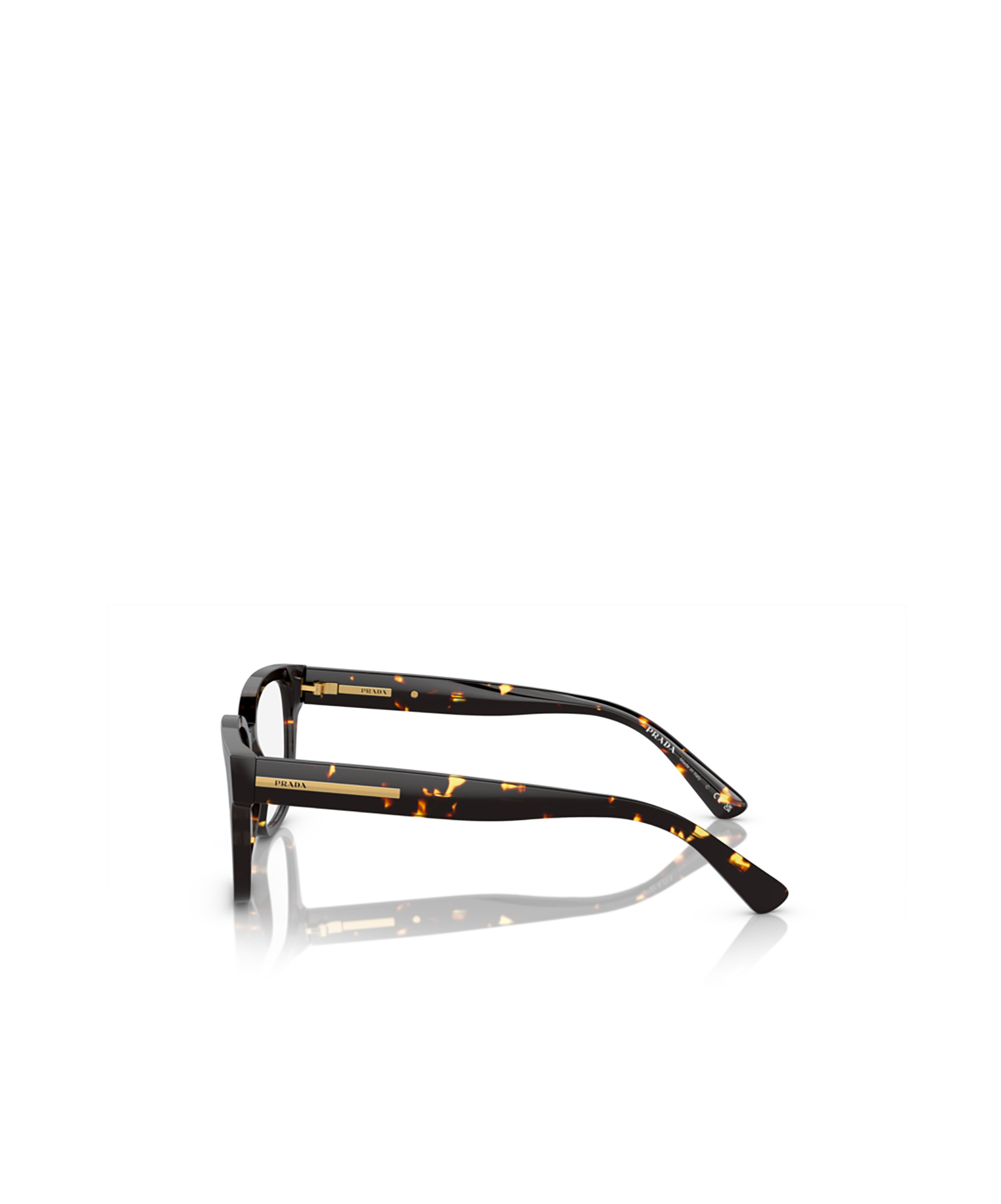 Prada Eyewear Square Frame Glasses In Black