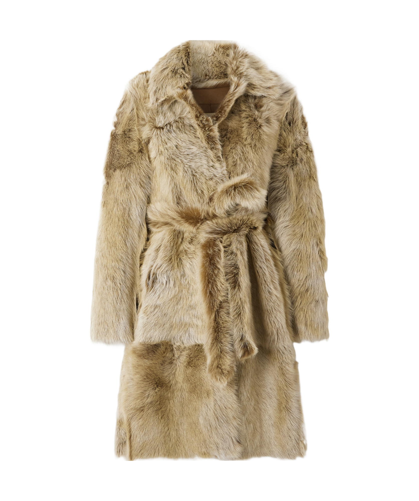 Nour Hammour Long-sleeved Coat In Brown