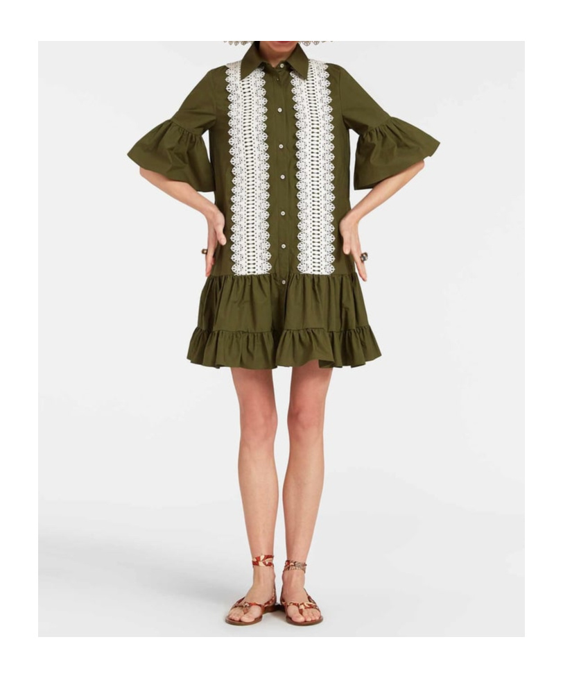 La Doublej Choux Dress In Green
