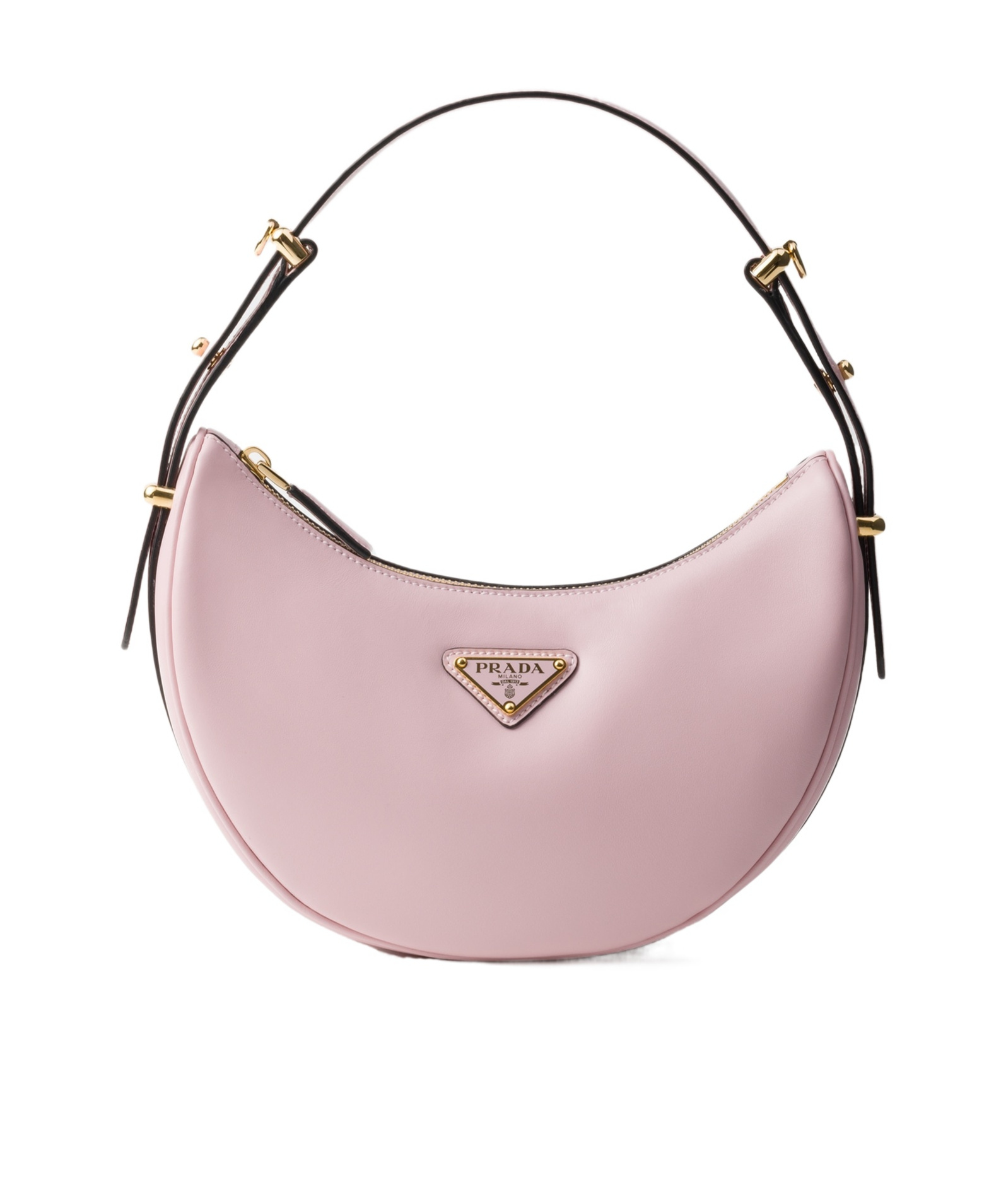 Prada Triangle-logo Saffiano Leather Wallet In Snow Pink