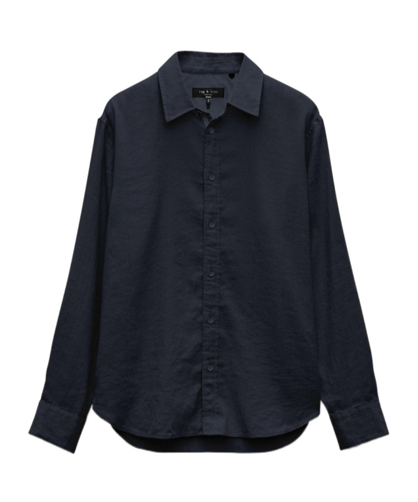 Rag & Bone Finch Linen-blend Shirt