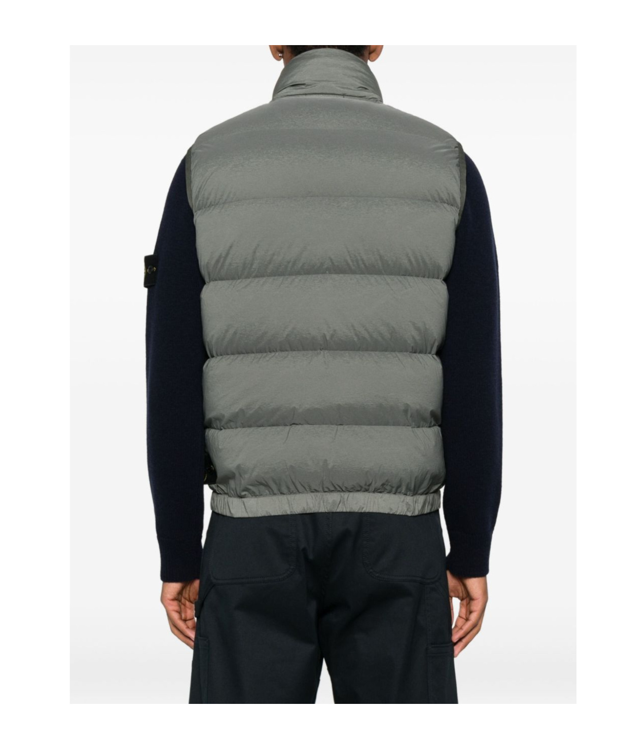 Stone Island Suit Vest  Men Color Grey In Green