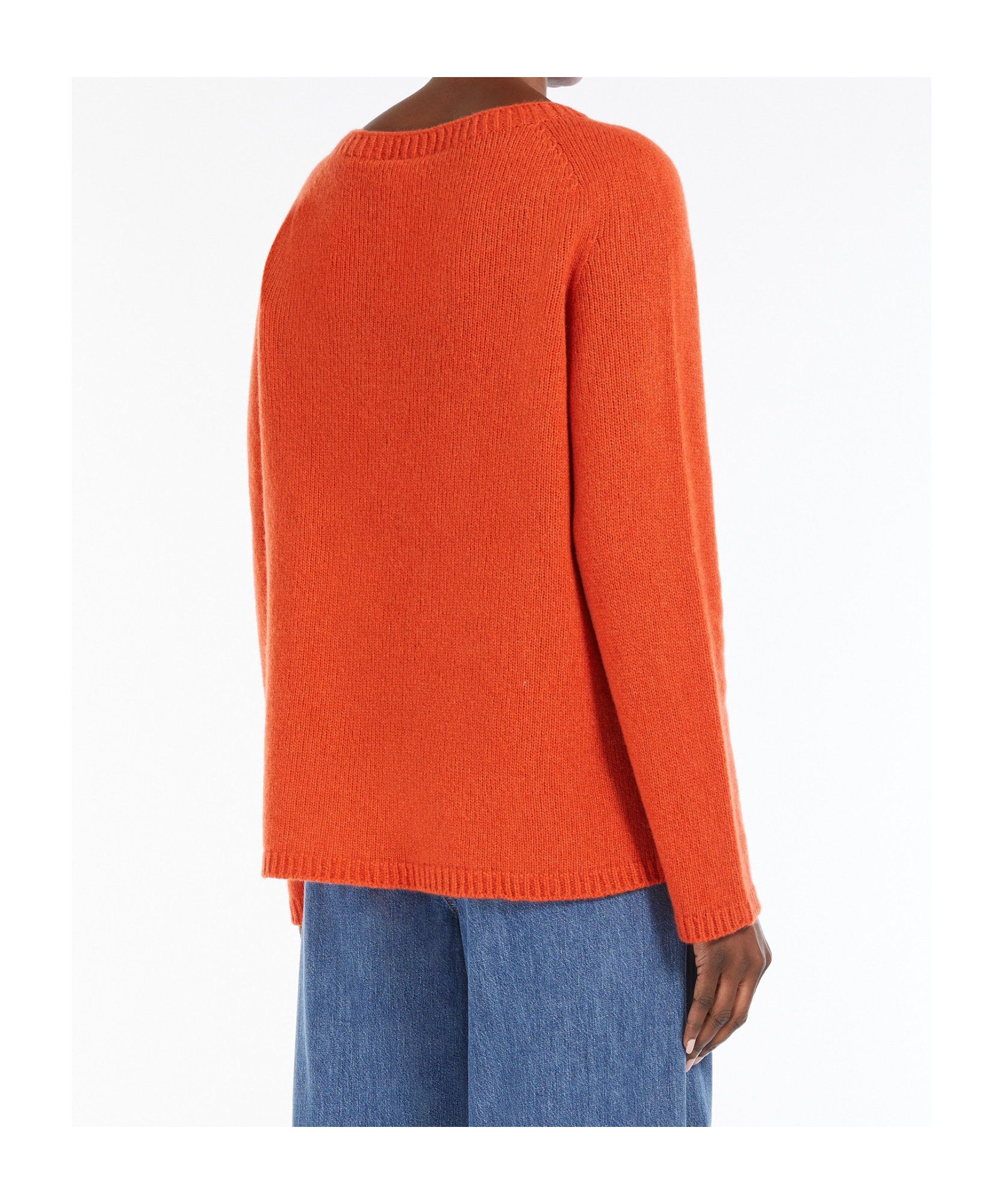 Max Mara Wool Cashmere Sweater In Red
